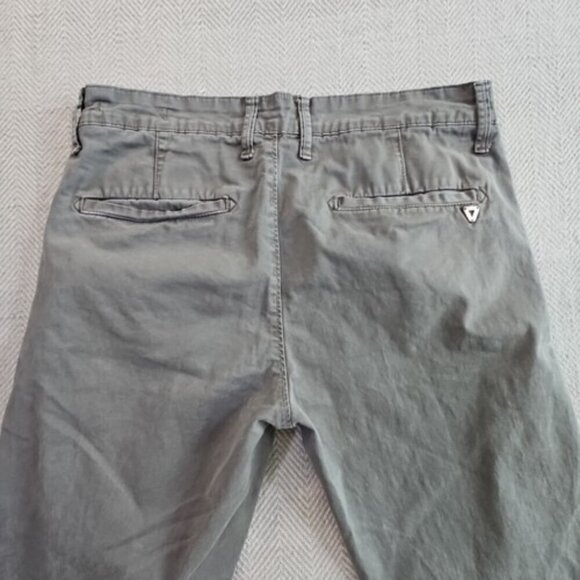 Meltin' Pot Men's Jeans W32 L32 Simon Model MP020 Skinny Fit Green EUC AU Italy - Picture 9 of 15